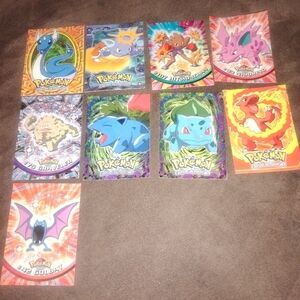 Lot of 9 Topps Nintendo Pokemon cards. Rare.